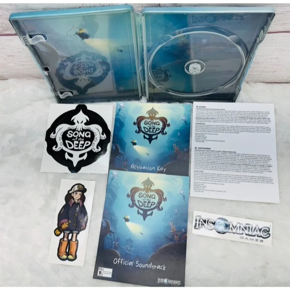 Song of the Deep (PS4, Playstation 4) Steelbook ONLY Collector's Edition NO DISC